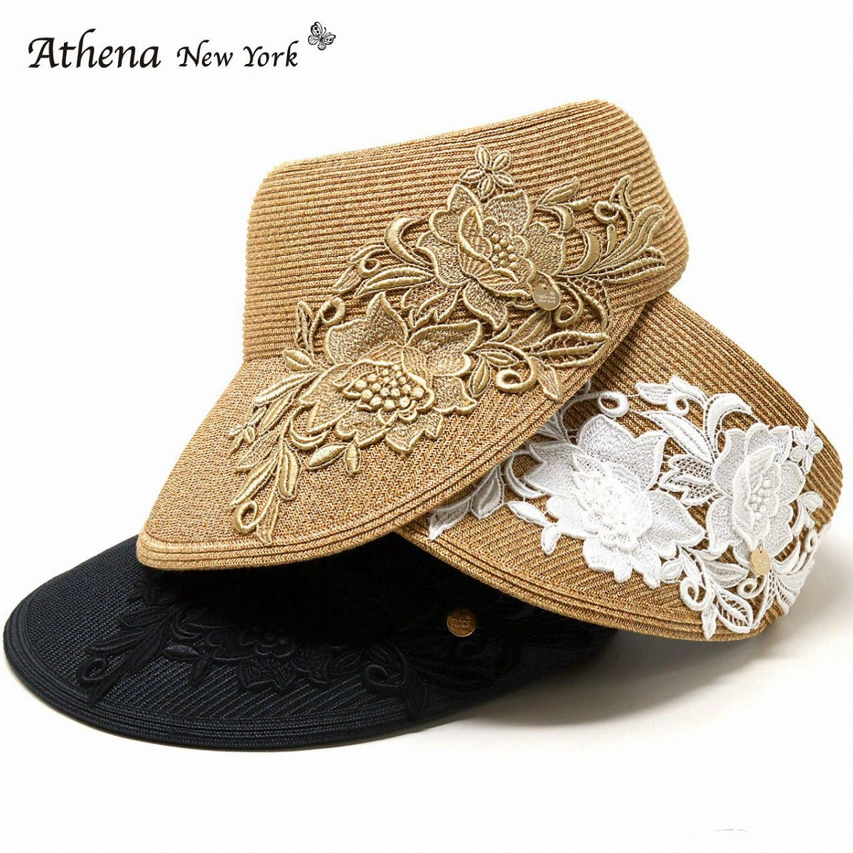 アシーナニューヨーク サンバイザー タンベージュ | Athena New York Amelia Visor