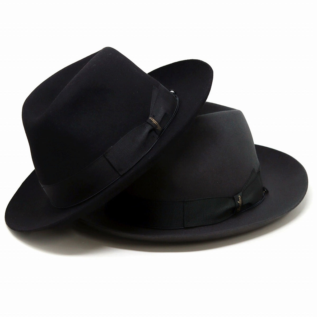 ボルサリーノ フェルトハット ブラック | Borsalino Federico Anello