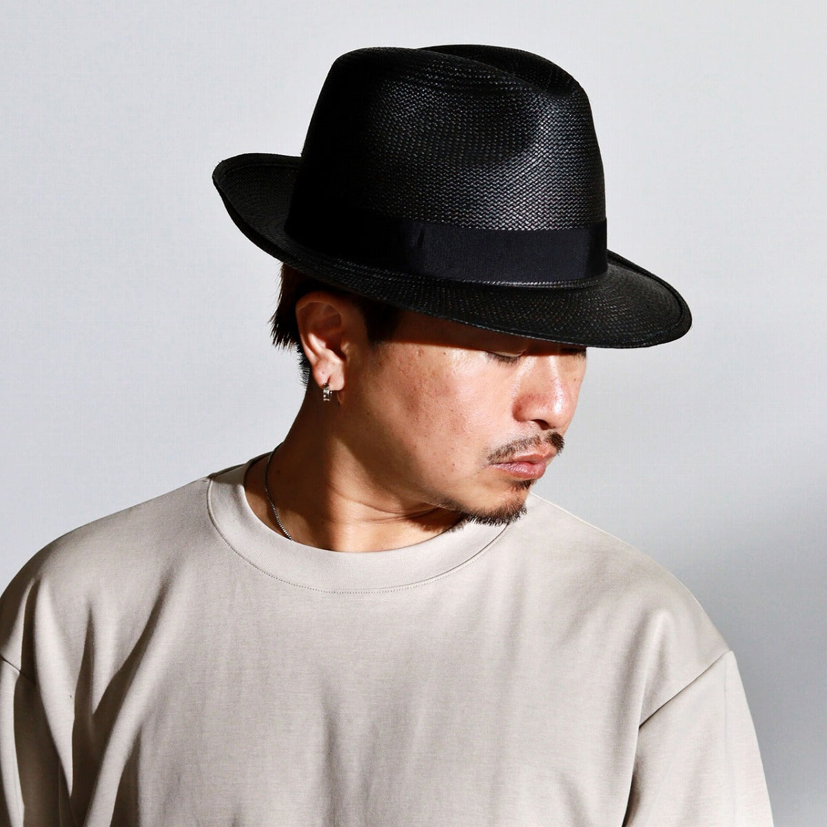 ボルサリーノ 中折れハット ブラック | Borsalino Federico