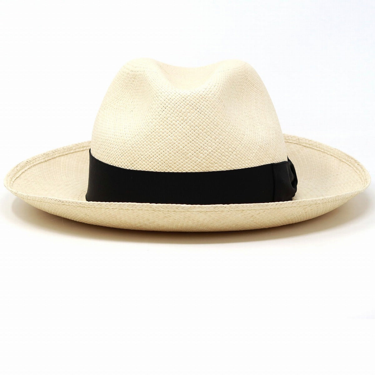 ボルサリーノ パナマハット ナチュラル×ブラック | Borsalino Quito