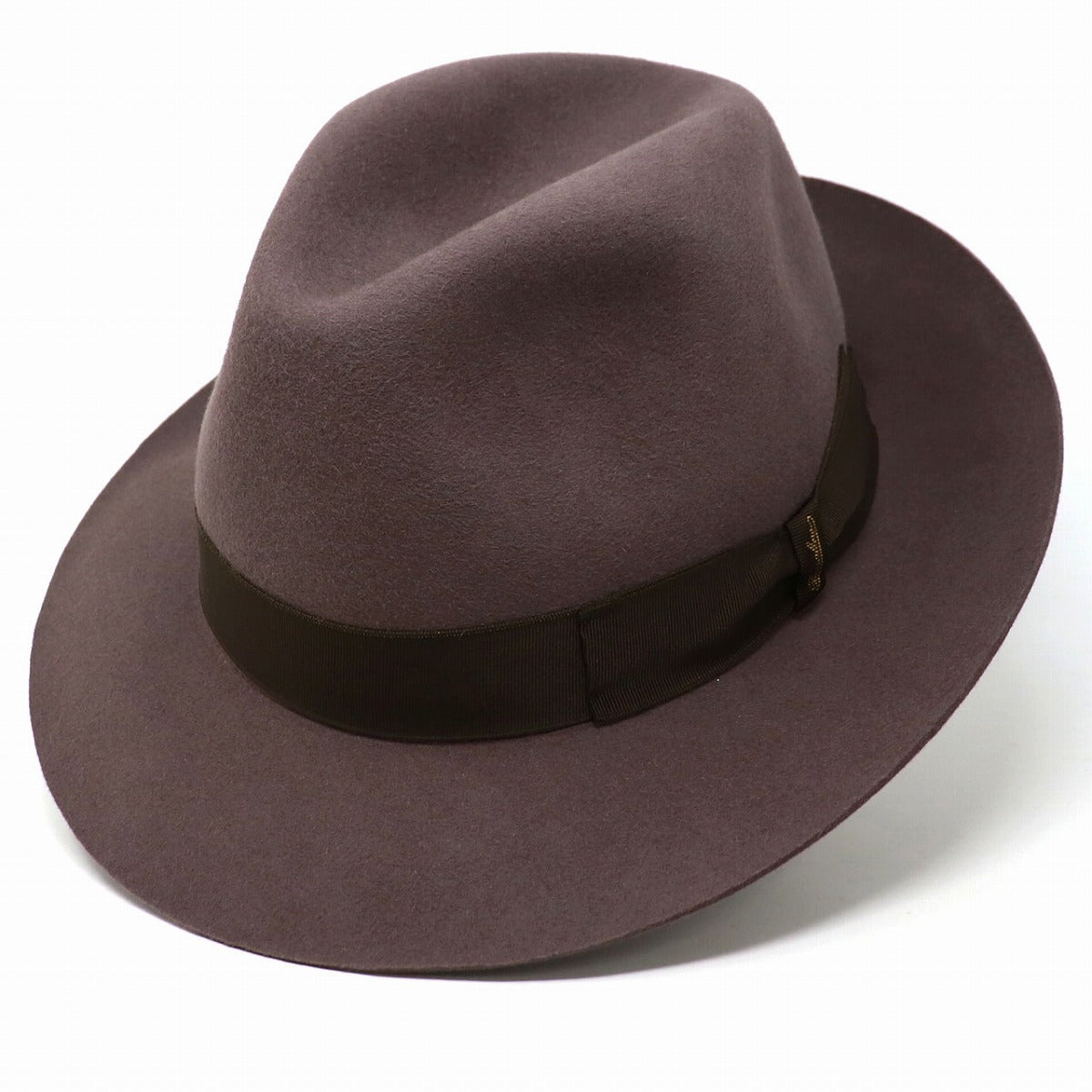 ボルサリーノ フェルトハット ブラウン | Borsalino Federico Feltro Alessandria Rasato
