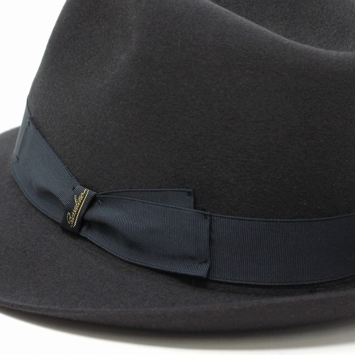 ボルサリーノ フェルトハット チャコール | Borsalino Shaved-felt Hat