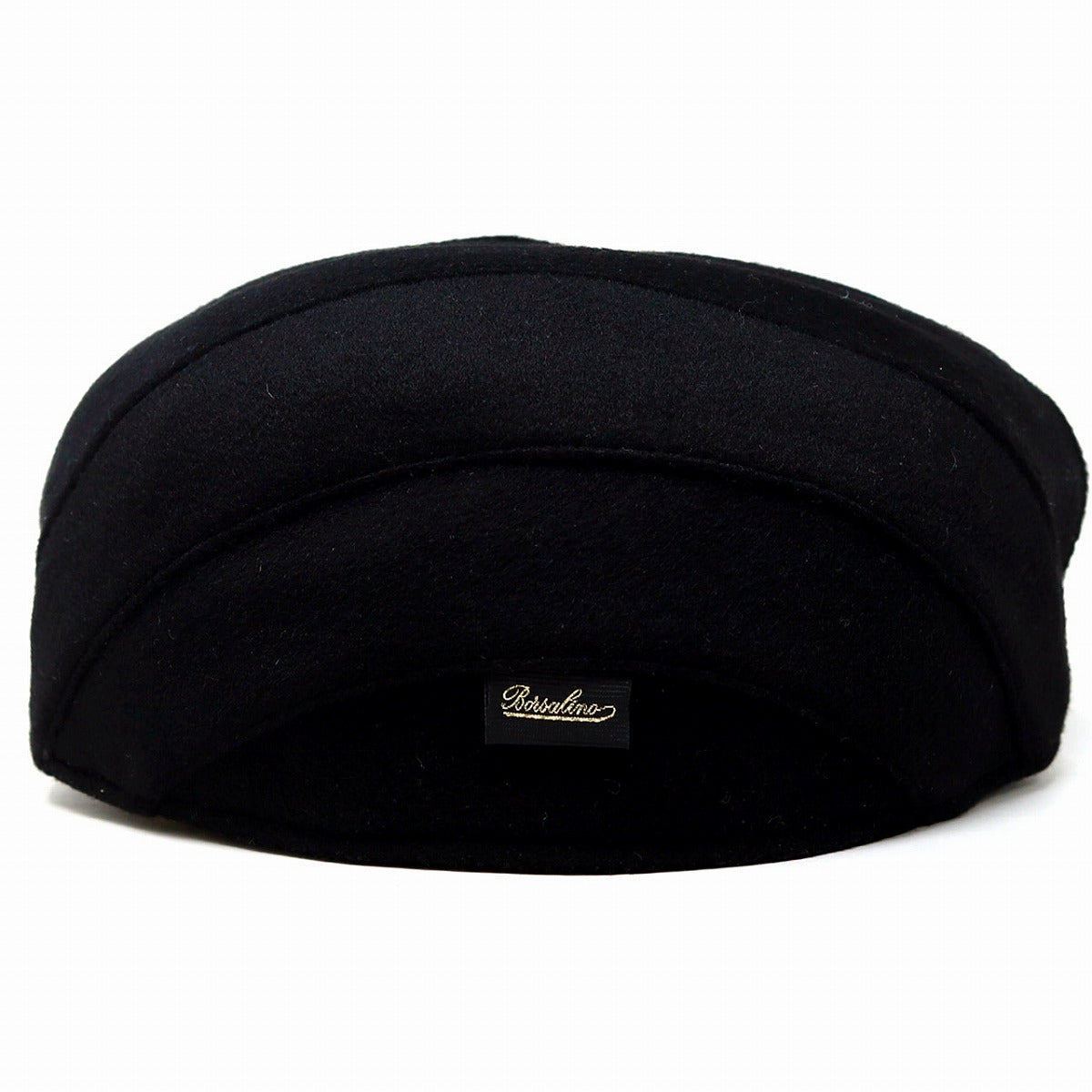 ボルサリーノ ハンチング ブラック | Borsalino Vincenzo Soft Flat Cap