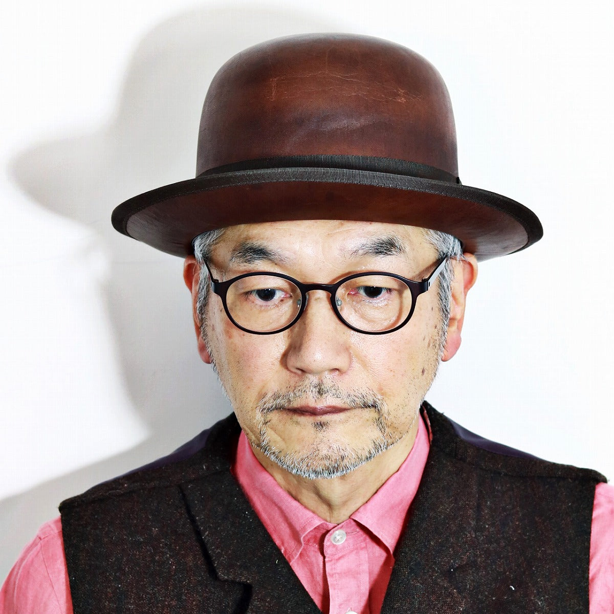ザ ファクトリー メイド ボーラーハット ブラウン | THE FACTORY MADE LEATHER DERBY