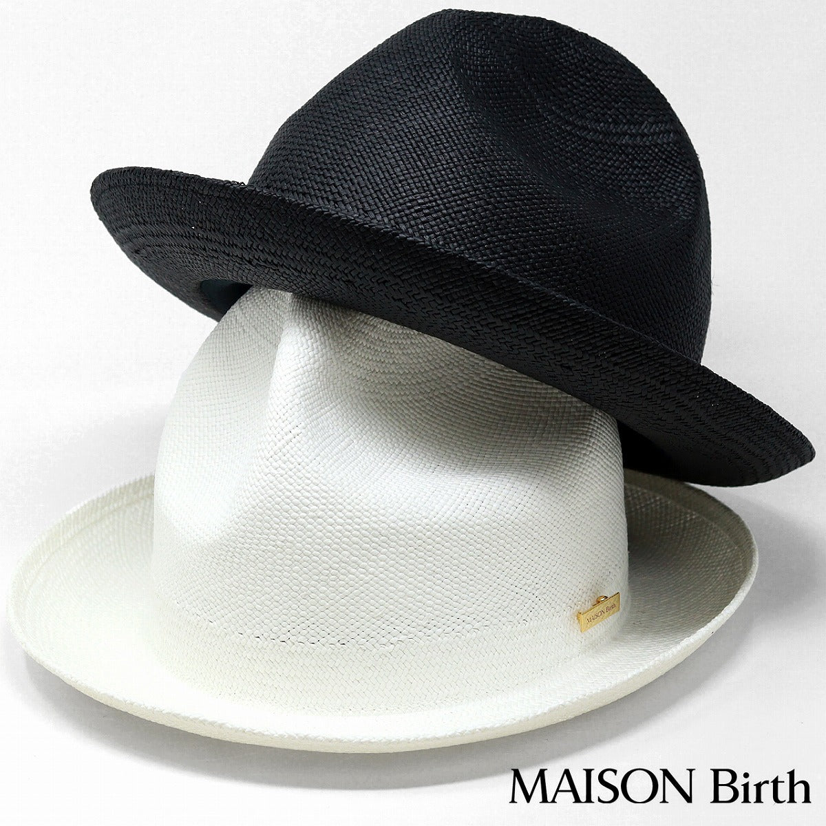 メゾンバース パナマハット ブラック | MAISON Birth Panama Hat