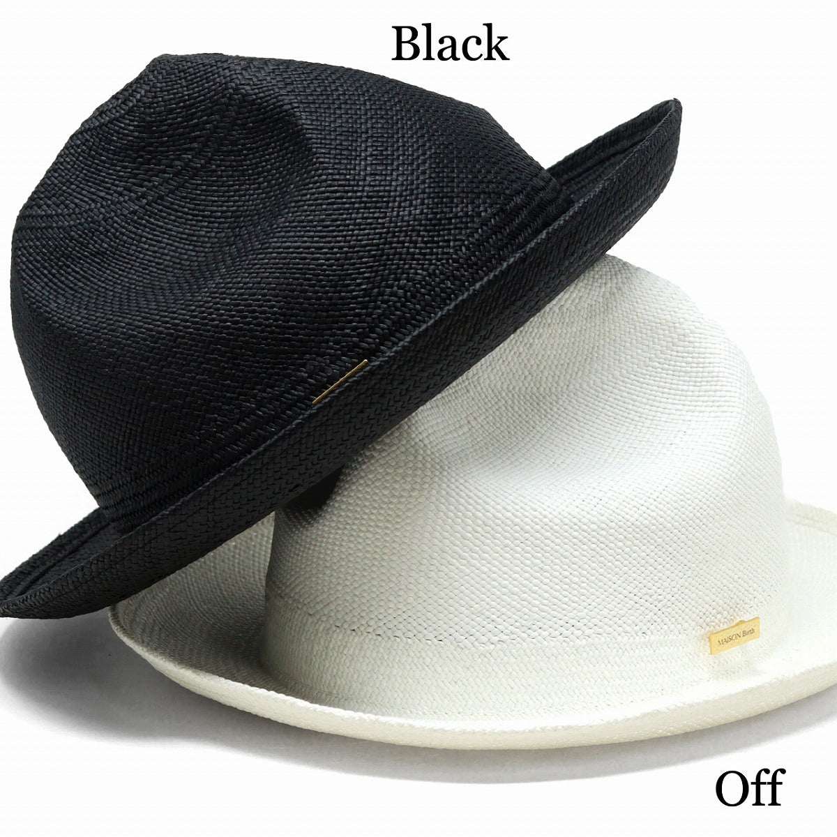 メゾンバース パナマハット ブラック | MAISON Birth Panama Hat