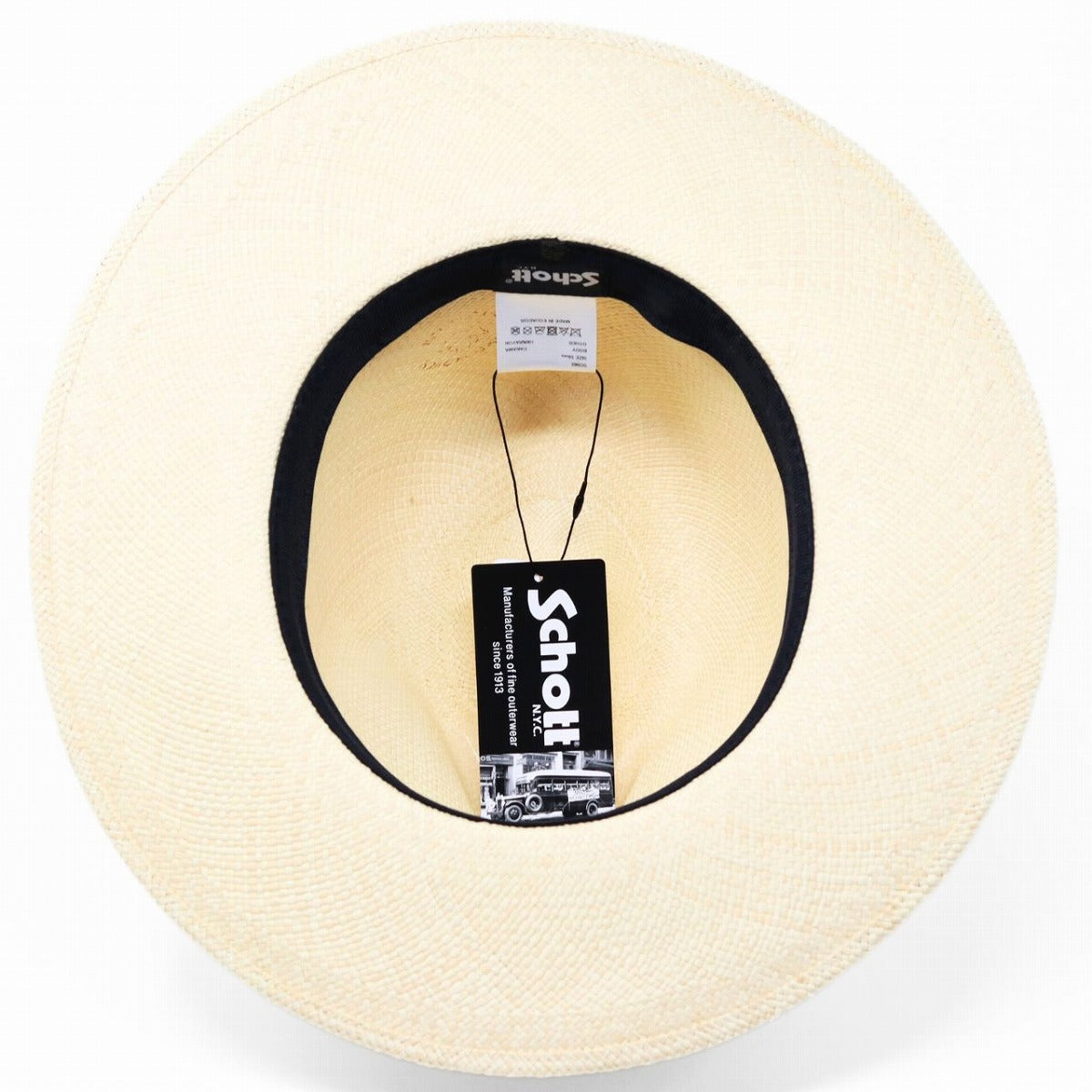 ショット パナマハット ナチュラル | Schott One Star Panama Hat