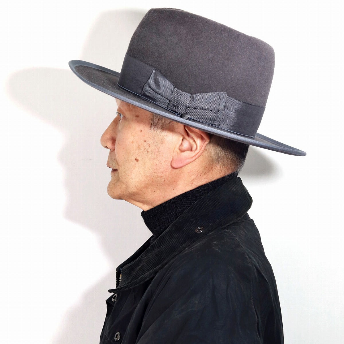 ステットソン フェルトハット グレー | STETSON CUSTOM V OPENCROWN