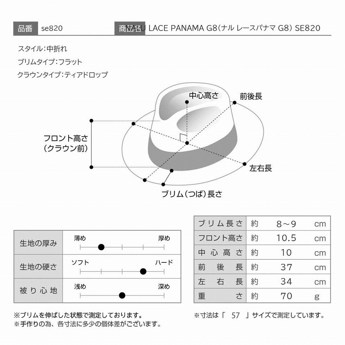 ステットソン パナマハット ナチュラル | STETSON Panama Hat