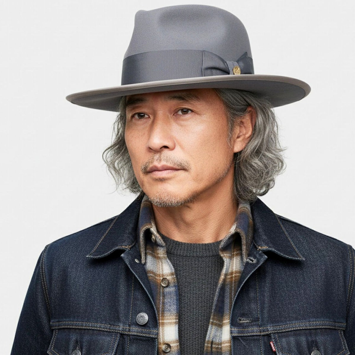 ステットソン つば広ハット グレー | STETSON Wide Brim Hat