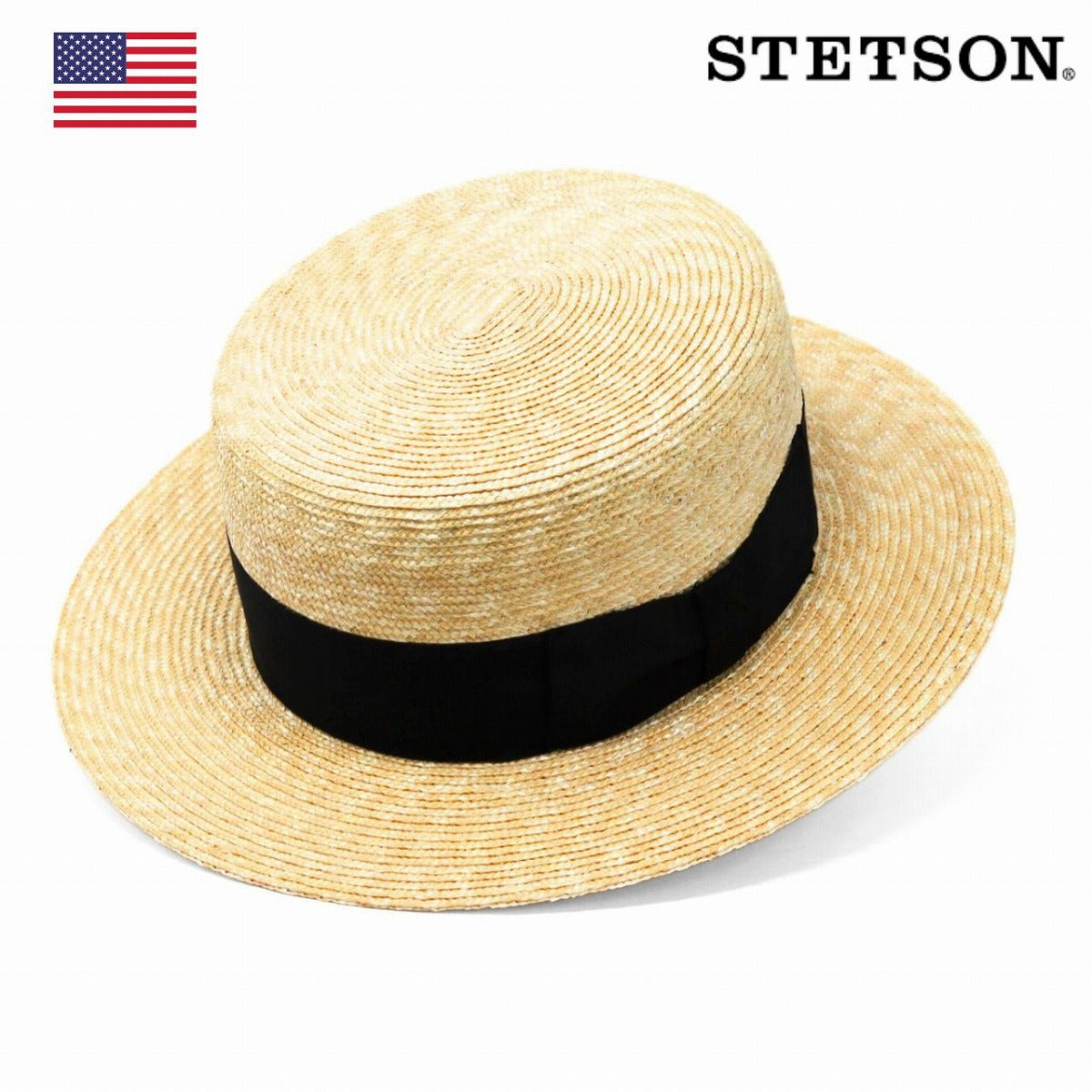 ステットソン カンカン帽 ナチュラル | STETSON Boater Hat