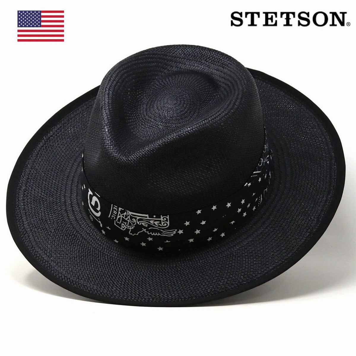 ステットソン パナマハット ブラック | STETSON Bandana Ribbon Panama