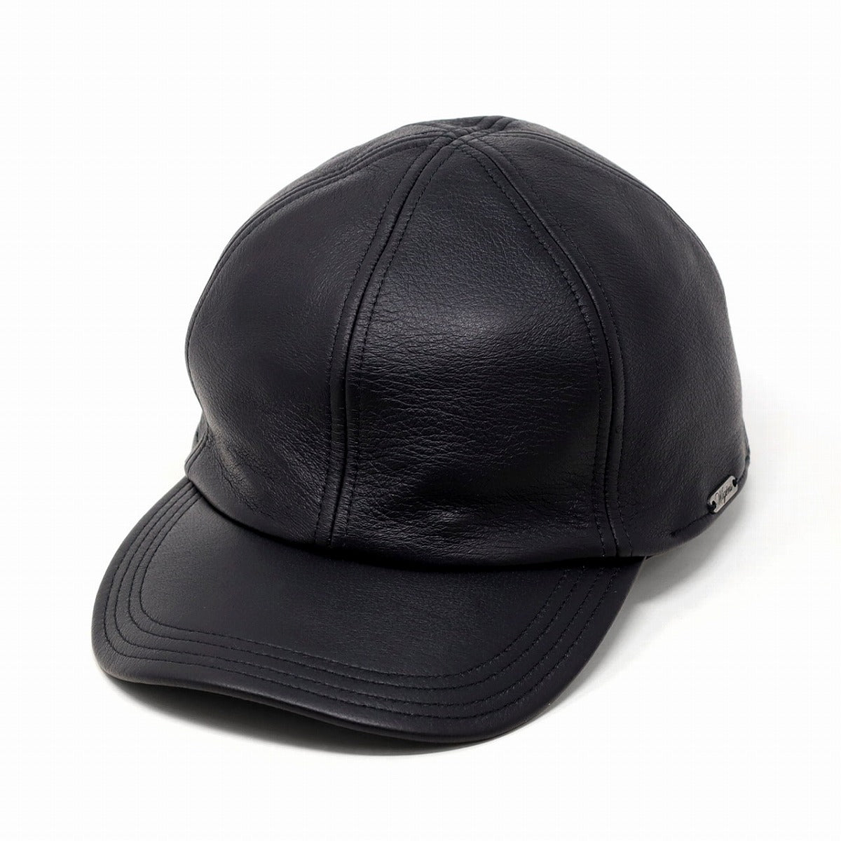 ウィゲーン キャップ ブラック | WIGENS Leather Cap