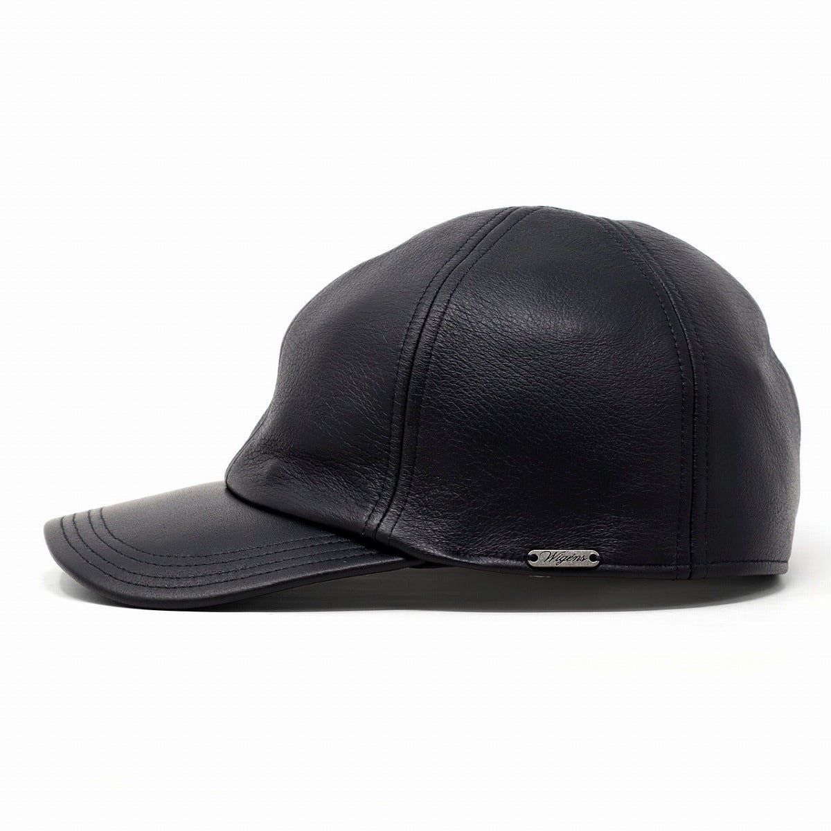 ウィゲーン キャップ ブラック | WIGENS Leather Cap
