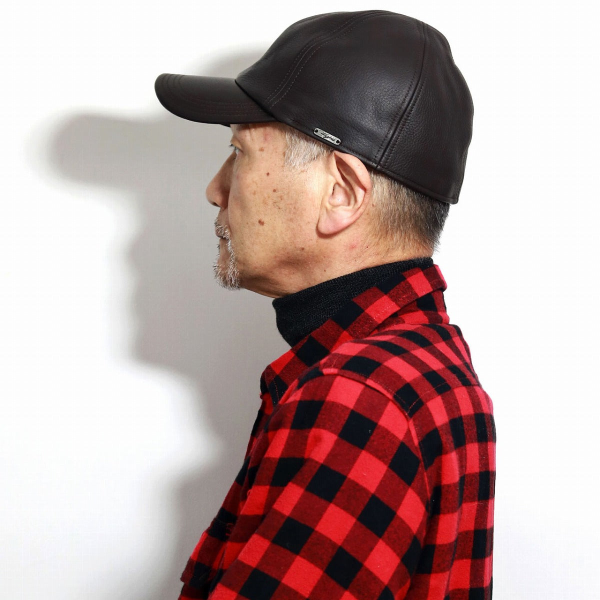 ウィゲーン キャップ ブラック | WIGENS Leather Cap
