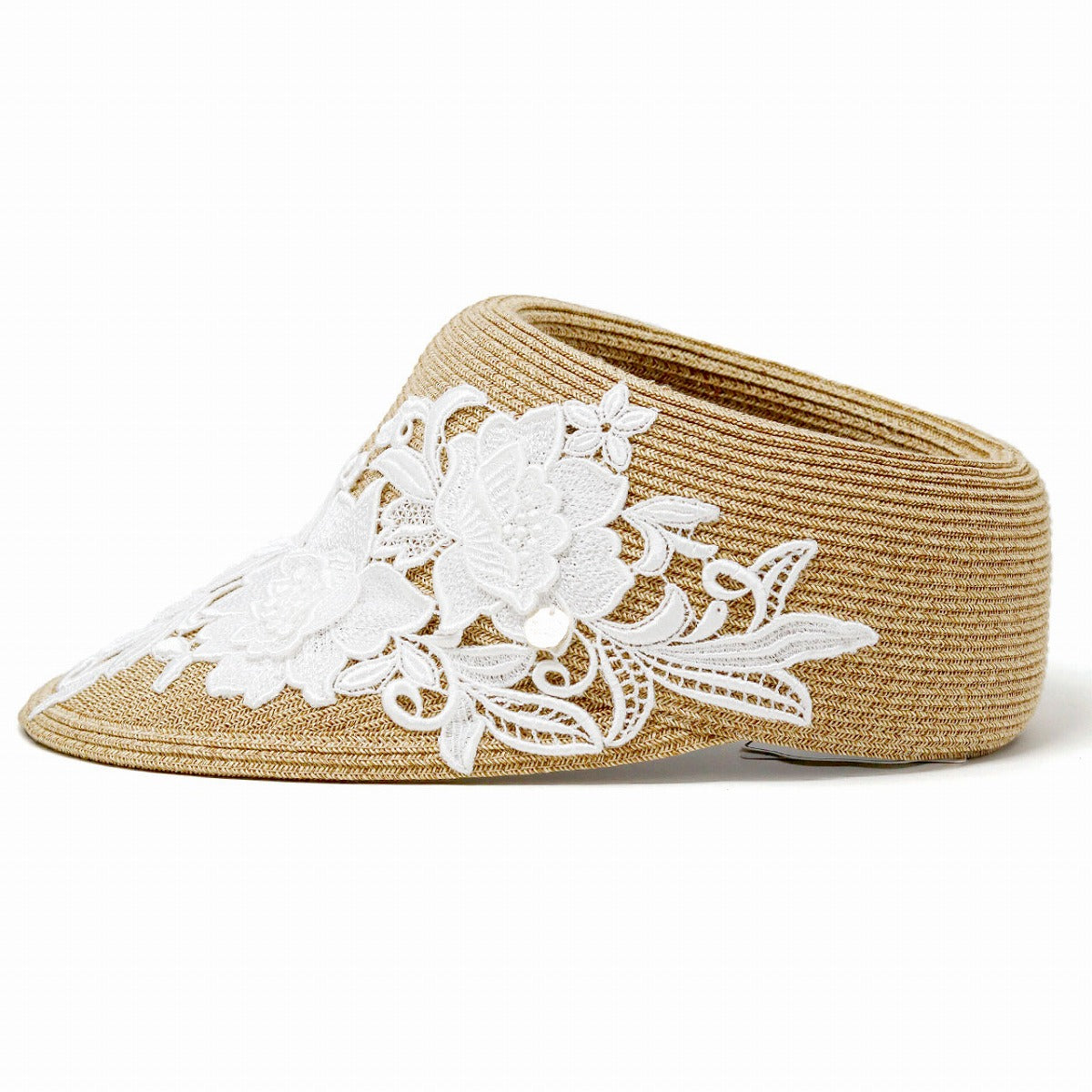 アシーナニューヨーク サンバイザー タンホワイト | Athena New York Amelia Visor