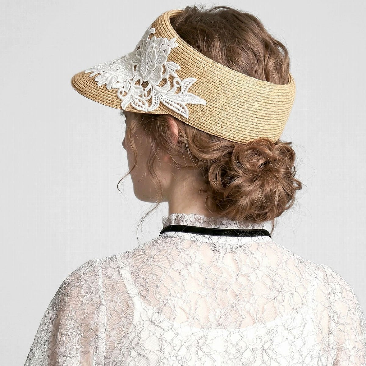 アシーナニューヨーク サンバイザー タンホワイト | Athena New York Amelia Visor
