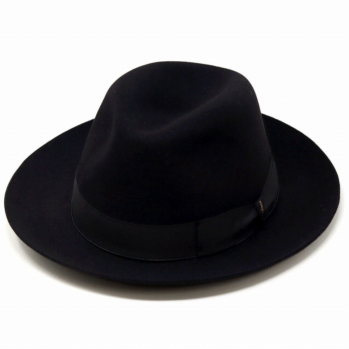 ボルサリーノ フェルトハット ブラック | Borsalino Federico Anello
