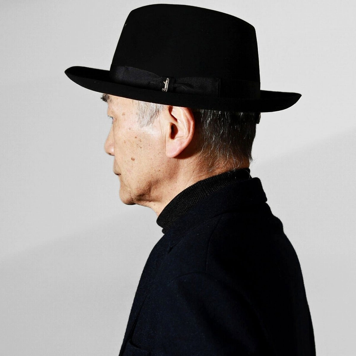 ボルサリーノ フェルトハット ブラック | Borsalino Federico Anello