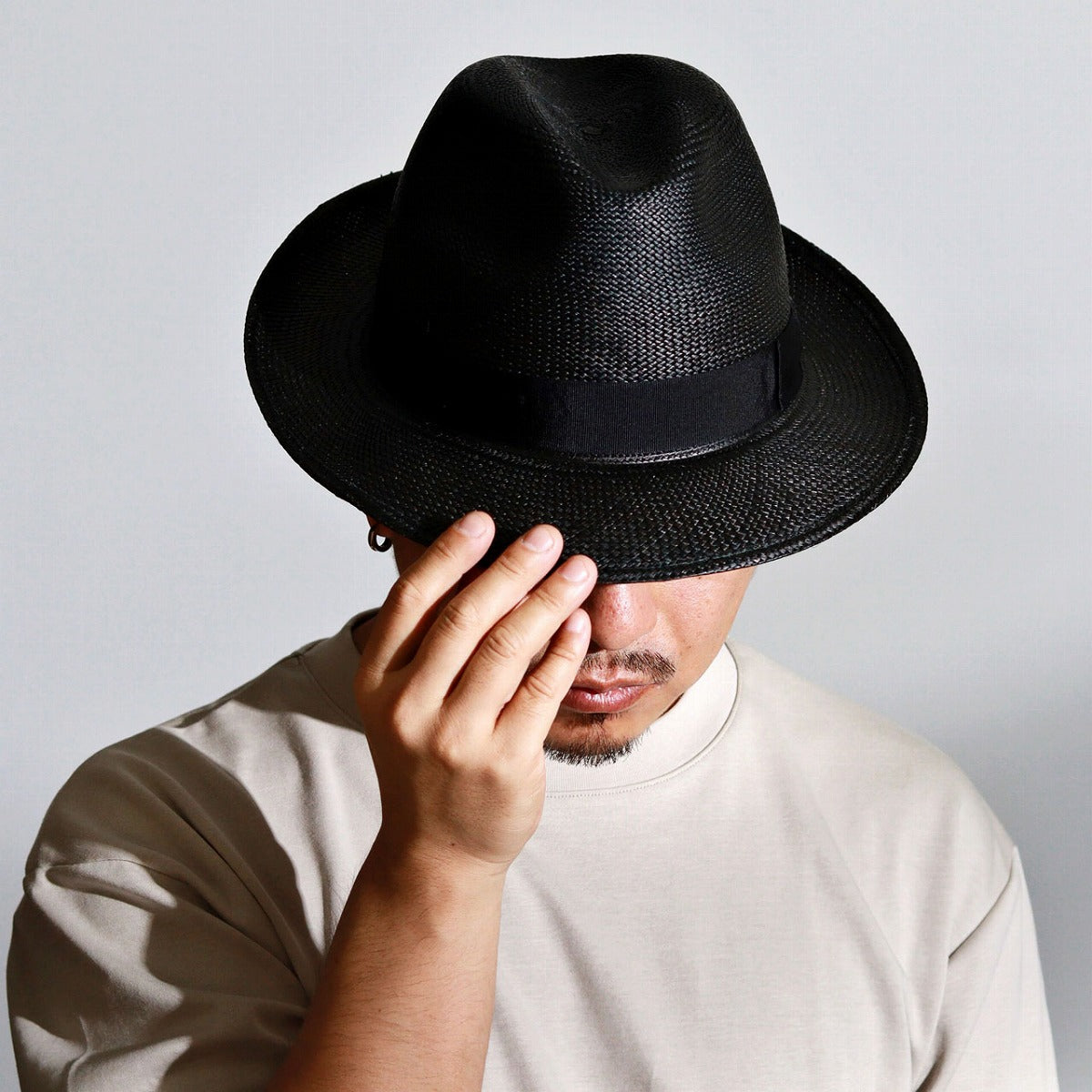 ボルサリーノ 中折れハット ブラック | Borsalino Federico