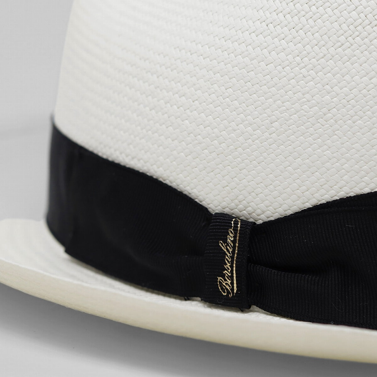 ボルサリーノ パナマハット ブリーチ×ブラック | Borsalino Federico