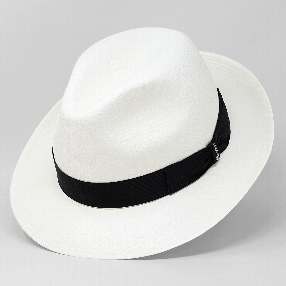 ボルサリーノ パナマハット ブリーチ×ブラック | Borsalino Federico