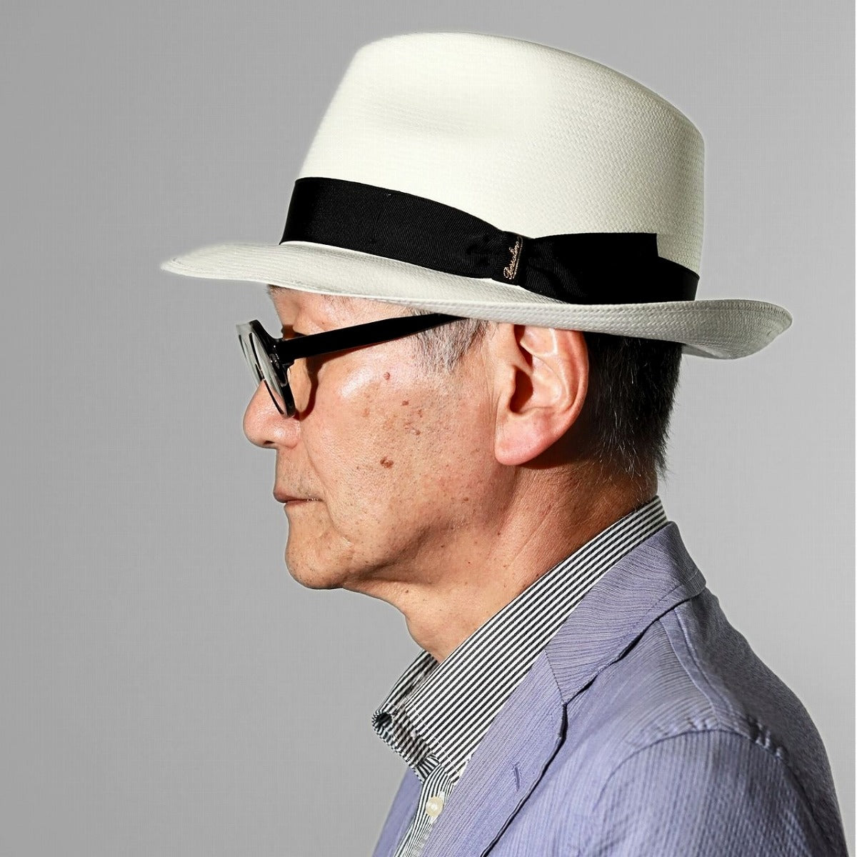 ボルサリーノ パナマハット ブリーチ×ブラック | Borsalino Federico