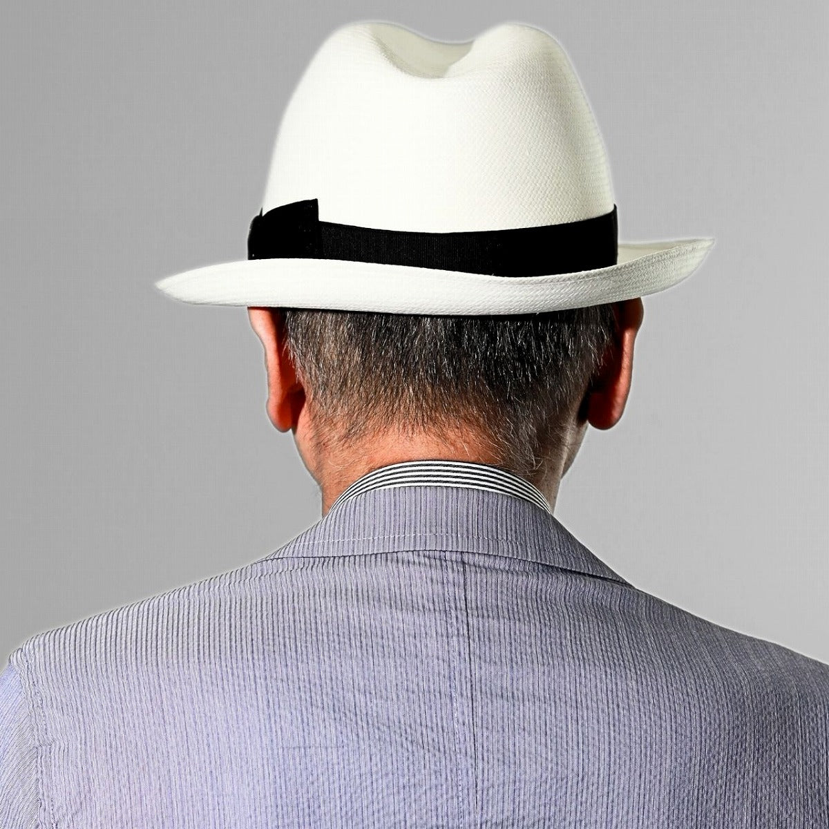 ボルサリーノ パナマハット ブリーチ×ブラック | Borsalino Federico