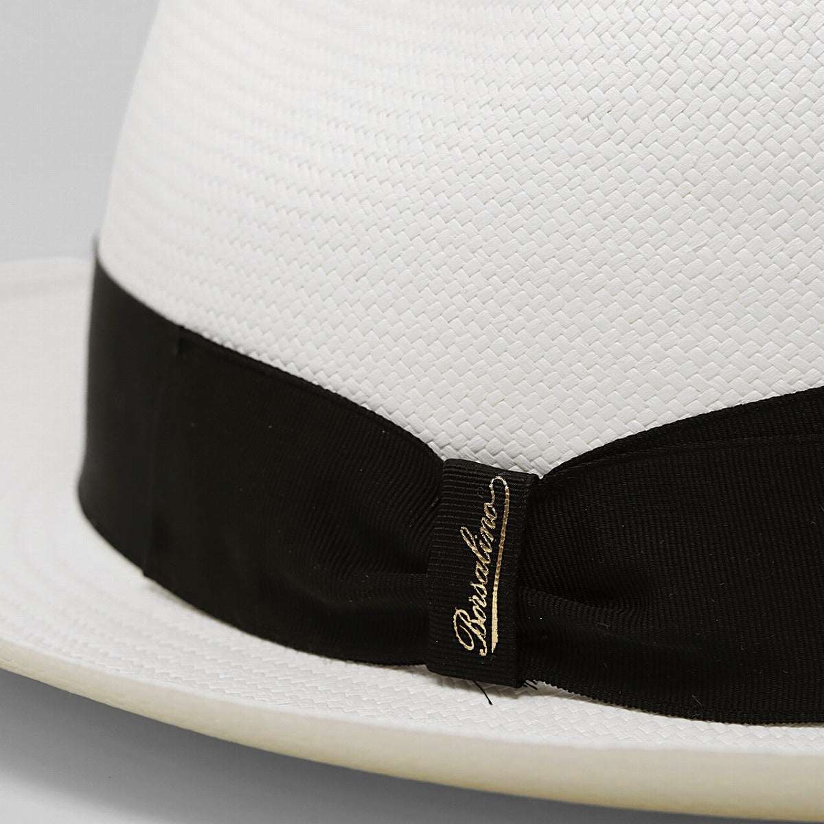 ボルサリーノ パナマハット ブリーチ×ブラック | Borsalino Amedeo