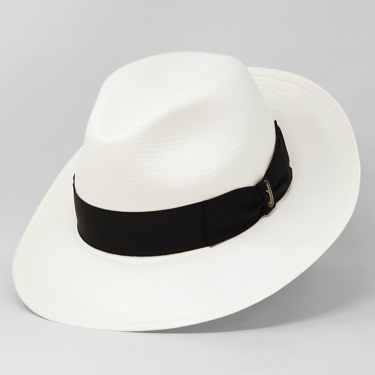 ボルサリーノ パナマハット ブリーチ×ブラック | Borsalino Amedeo