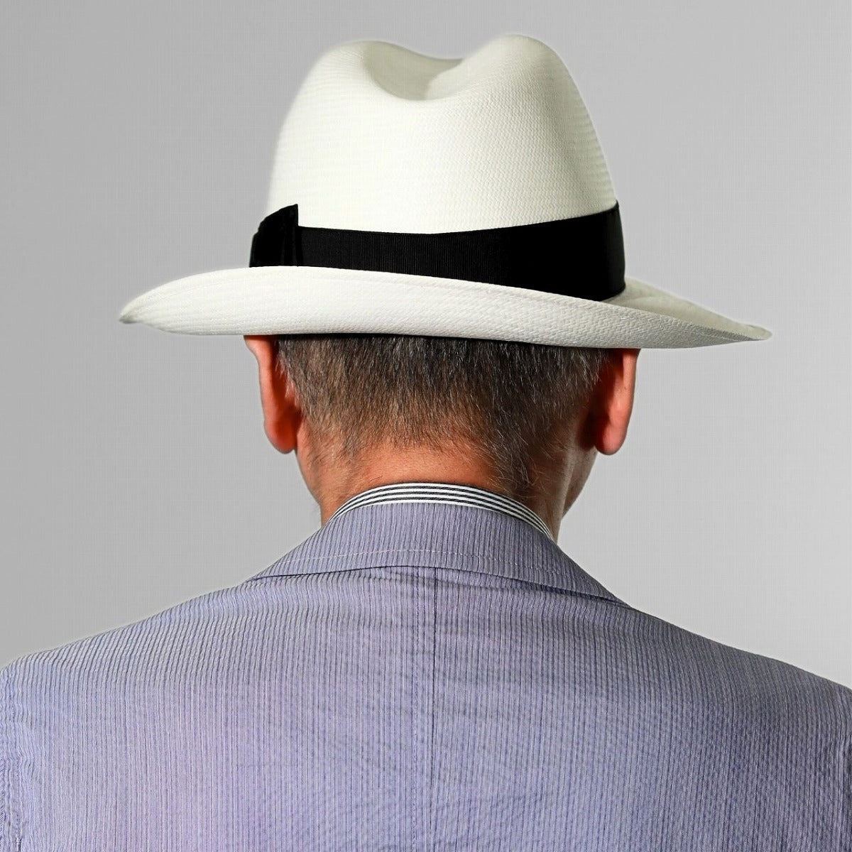 ボルサリーノ パナマハット ブリーチ×ブラック | Borsalino Amedeo
