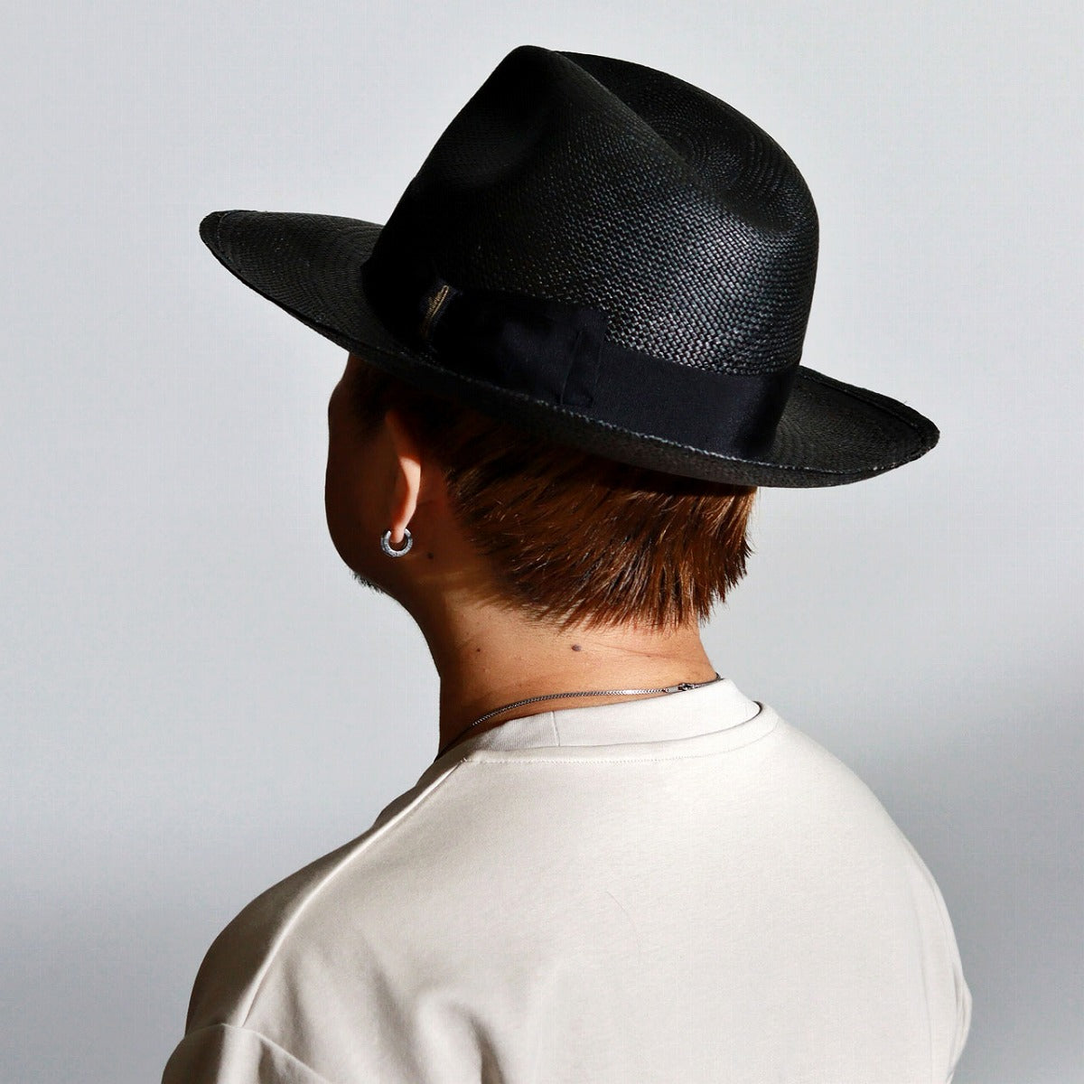 ボルサリーノ パナマハット ブラック | Borsalino Quito