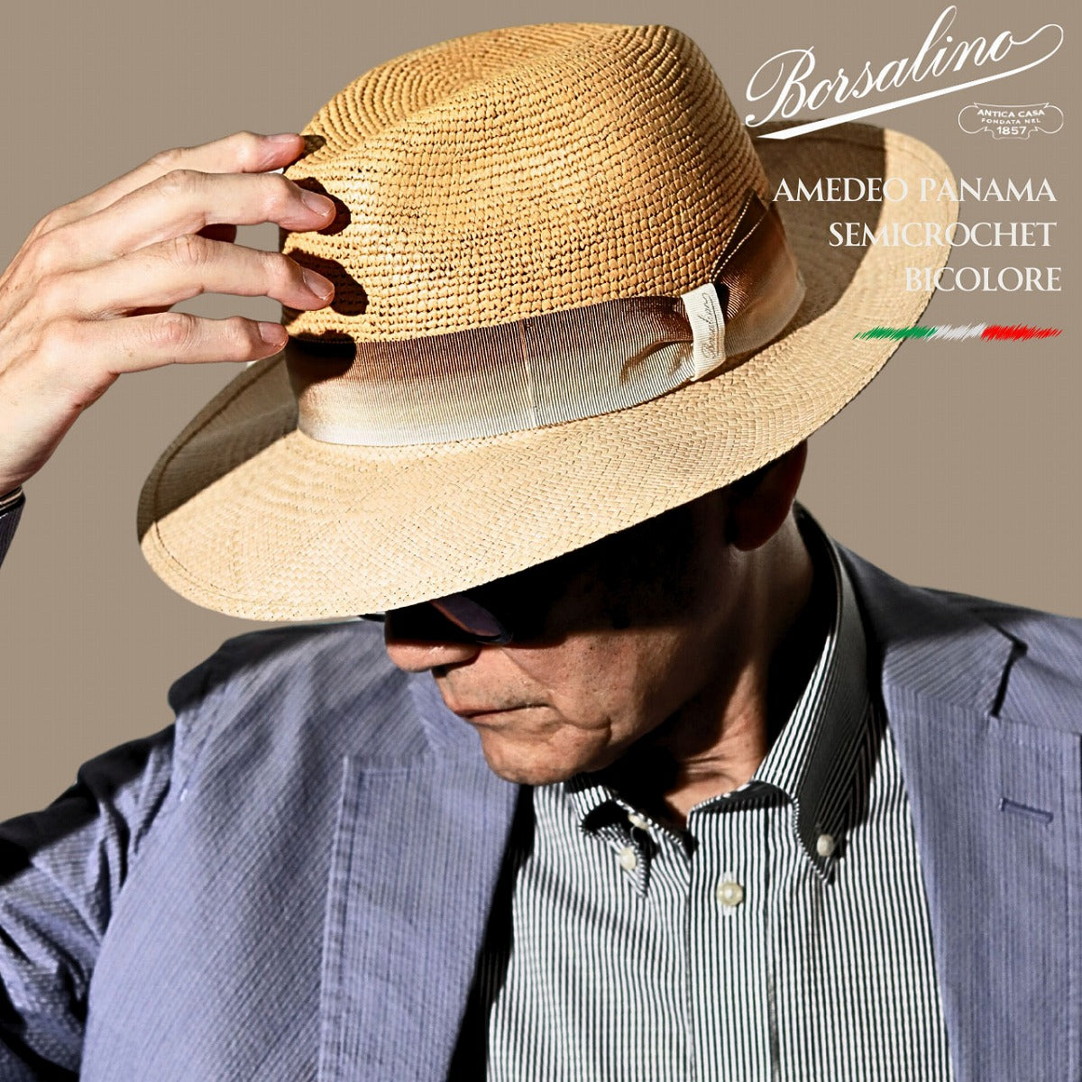ボルサリーノ パナマハット ナチュラル | Borsalino Amedeo