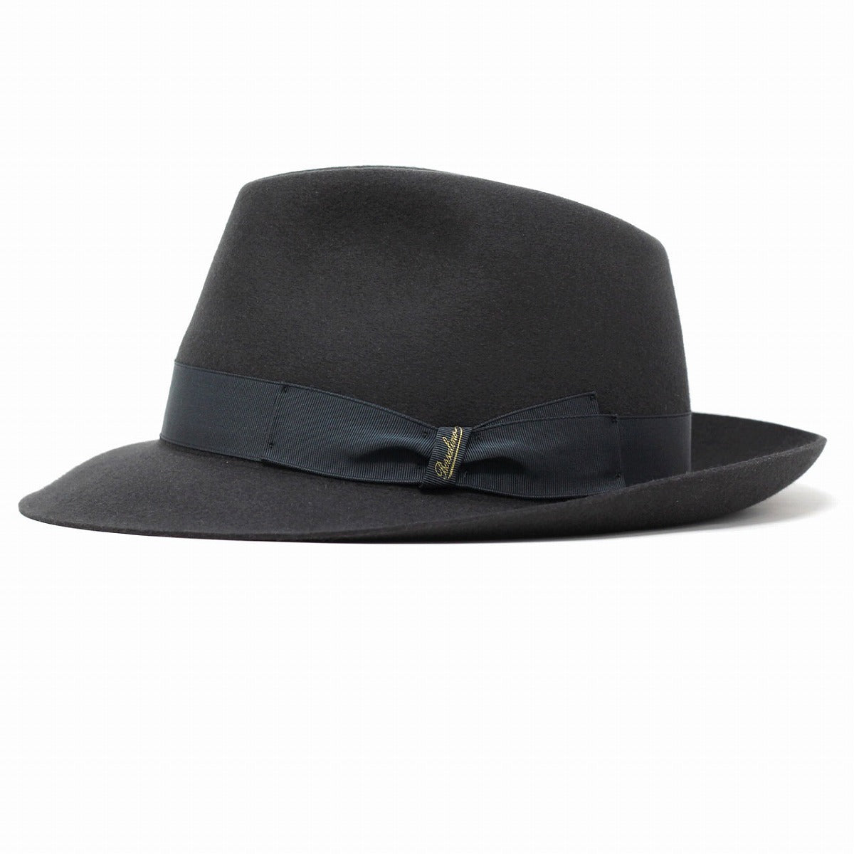 ボルサリーノ フェルトハット チャコール | Borsalino Shaved-felt Hat