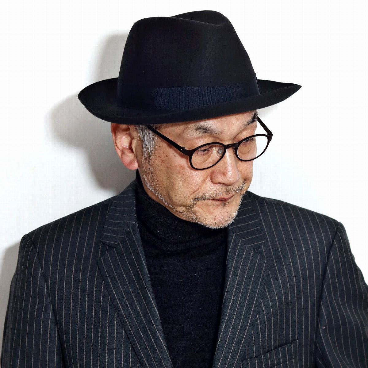 ボルサリーノ フェルトハット チャコール | Borsalino Shaved-felt Hat