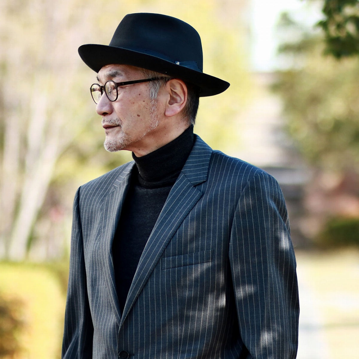 ボルサリーノ フェルトハット チャコール | Borsalino Shaved-felt Hat