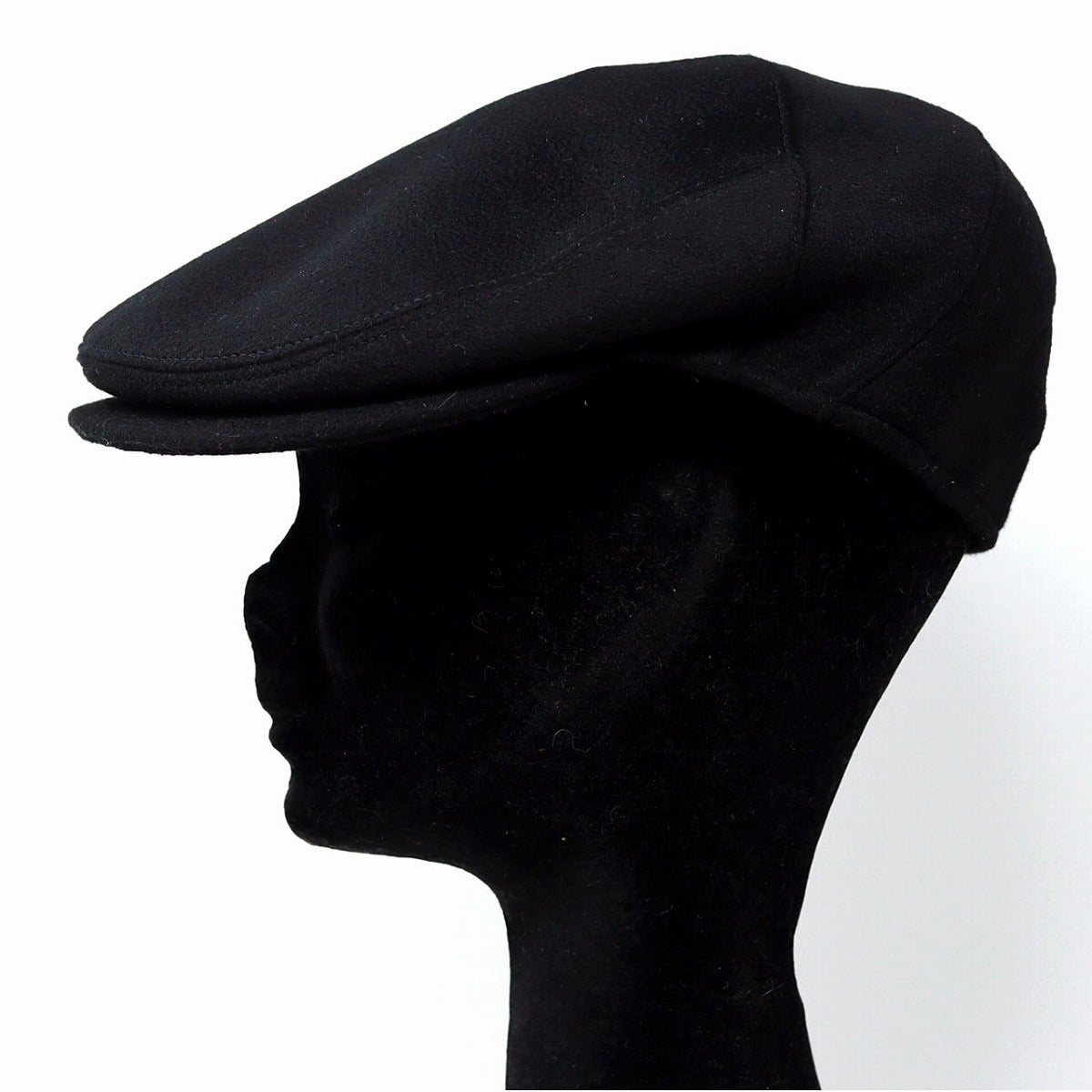 ボルサリーノ ハンチング ブラック | Borsalino Vincenzo Soft Flat Cap