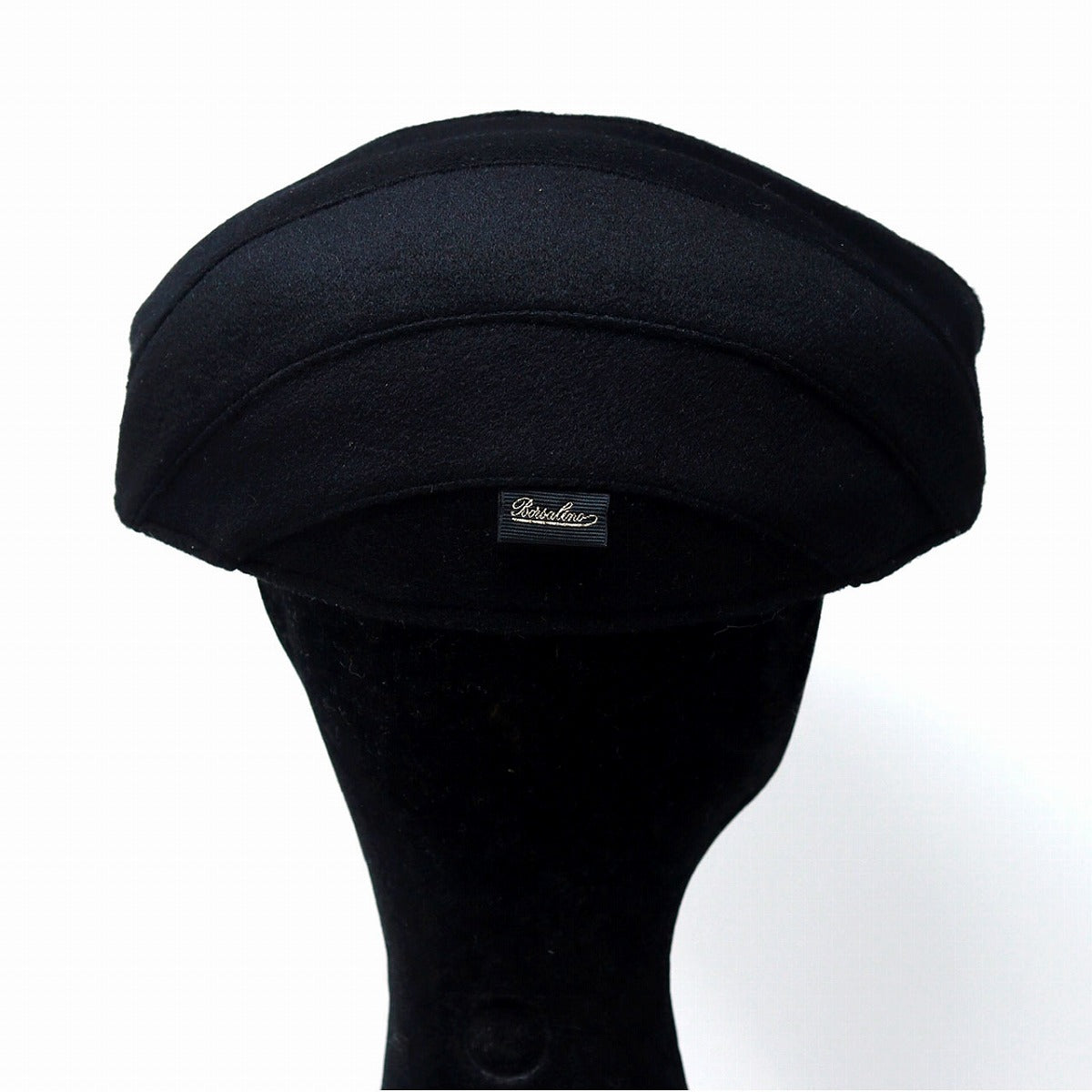 ボルサリーノ ハンチング ブラック | Borsalino Vincenzo Soft Flat Cap