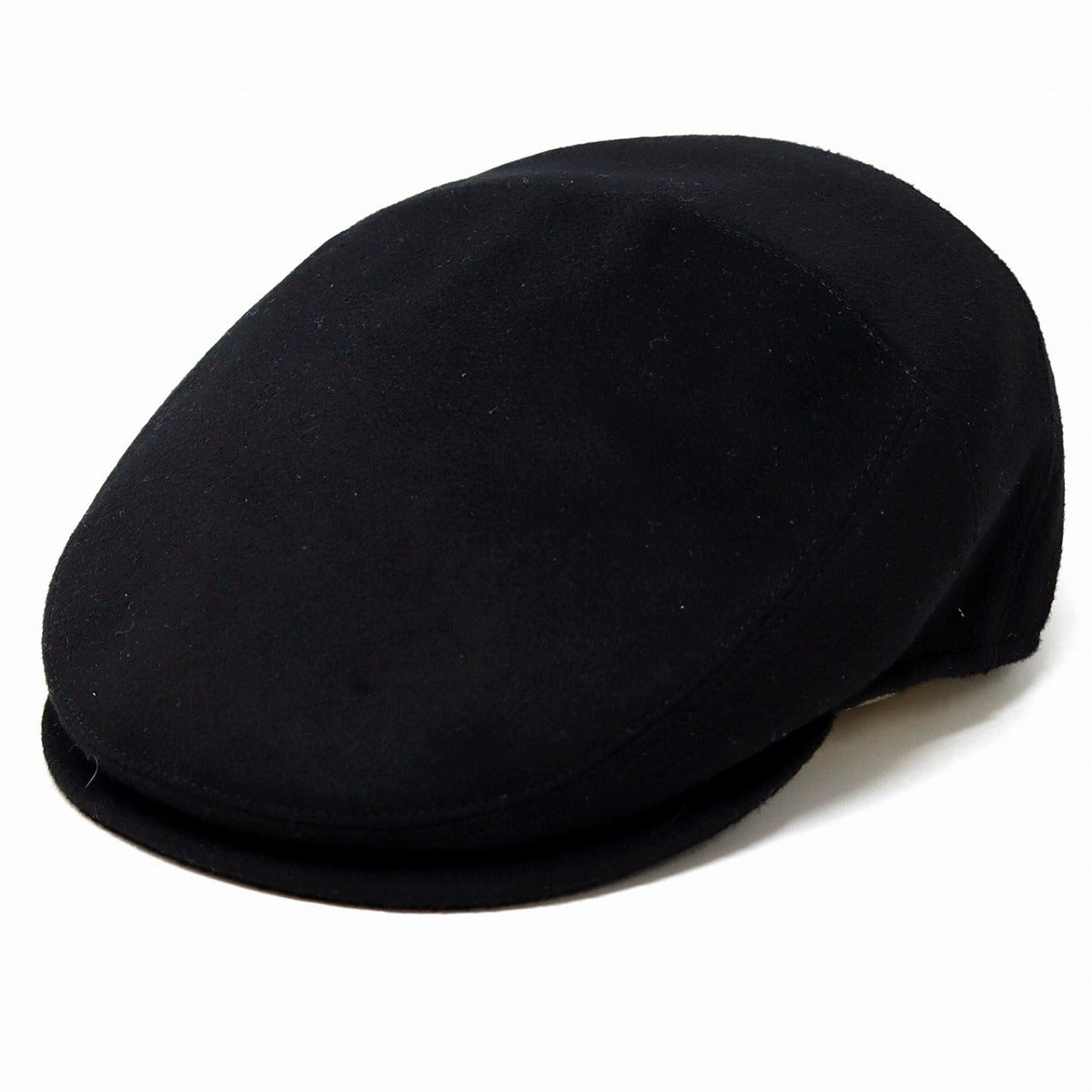 ボルサリーノ ハンチング ブラック | Borsalino Vincenzo Soft Flat Cap