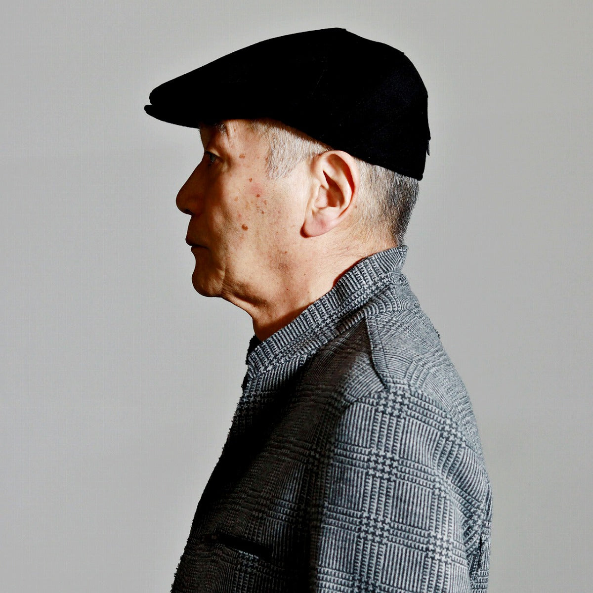 ボルサリーノ ハンチング ブラック | Borsalino Vincenzo Soft Flat Cap