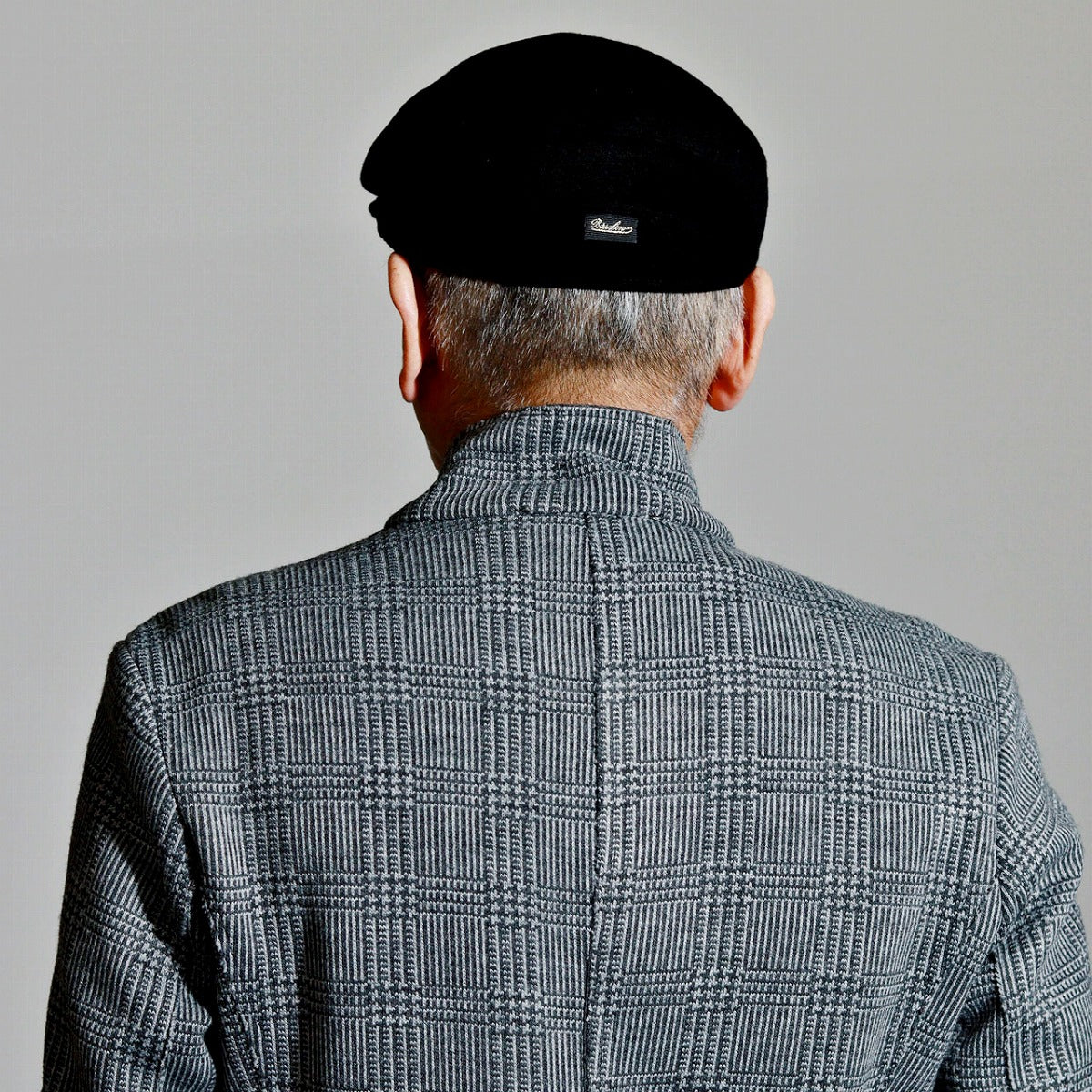 ボルサリーノ ハンチング ブラック | Borsalino Vincenzo Soft Flat Cap