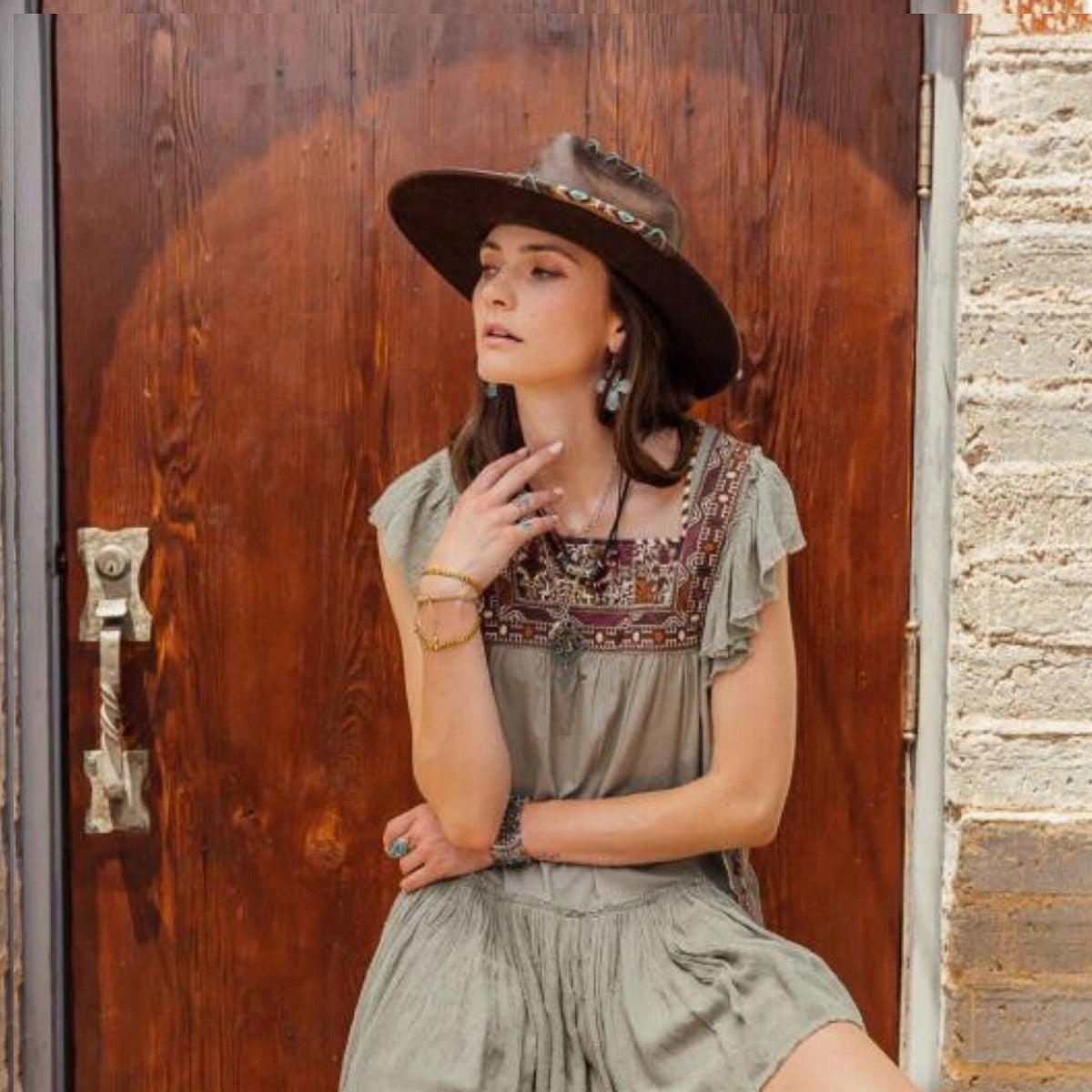 カリフォルニアハットカンパニー カウボーイハット ブラウン | California Hat Company Inc. Cowboy Hat