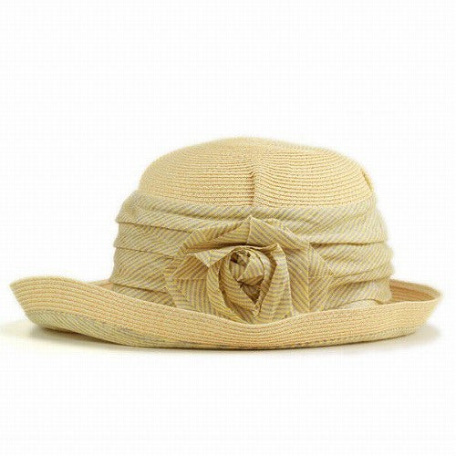 グレヴィ つば広ハット ナチュラル | GREVI Wide Brim Hat