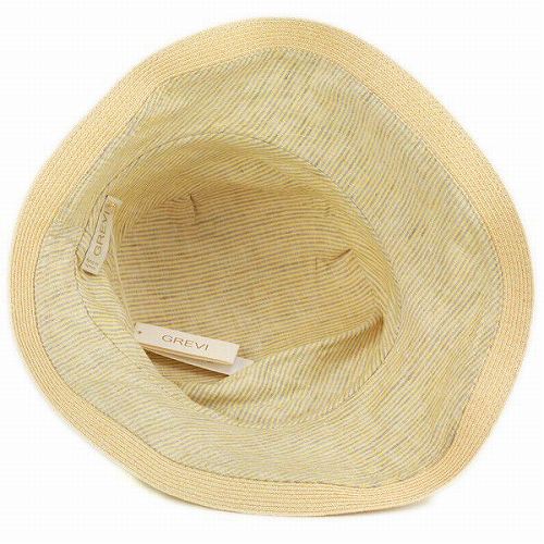 グレヴィ つば広ハット ナチュラル | GREVI Wide Brim Hat