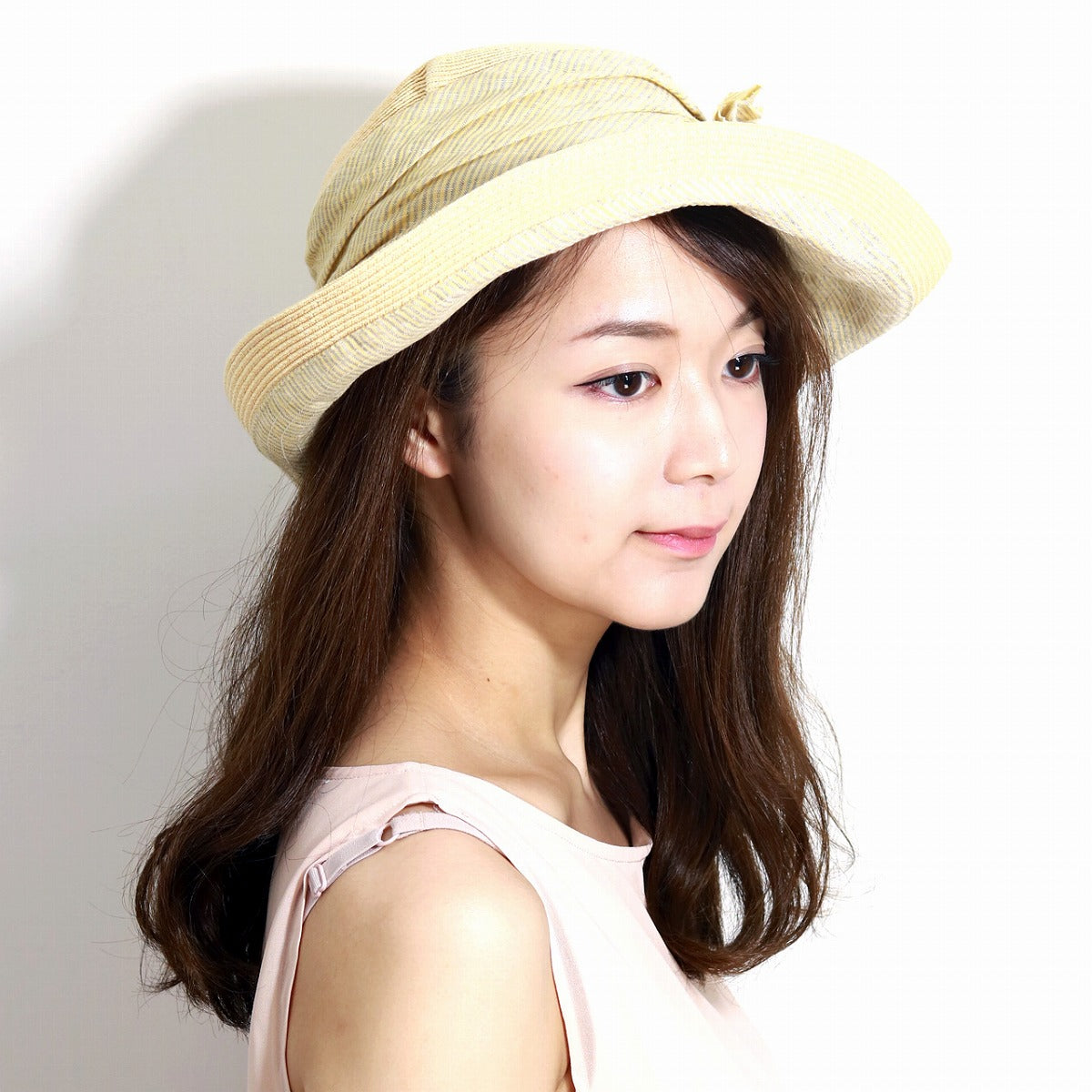 グレヴィ つば広ハット ナチュラル | GREVI Wide Brim Hat