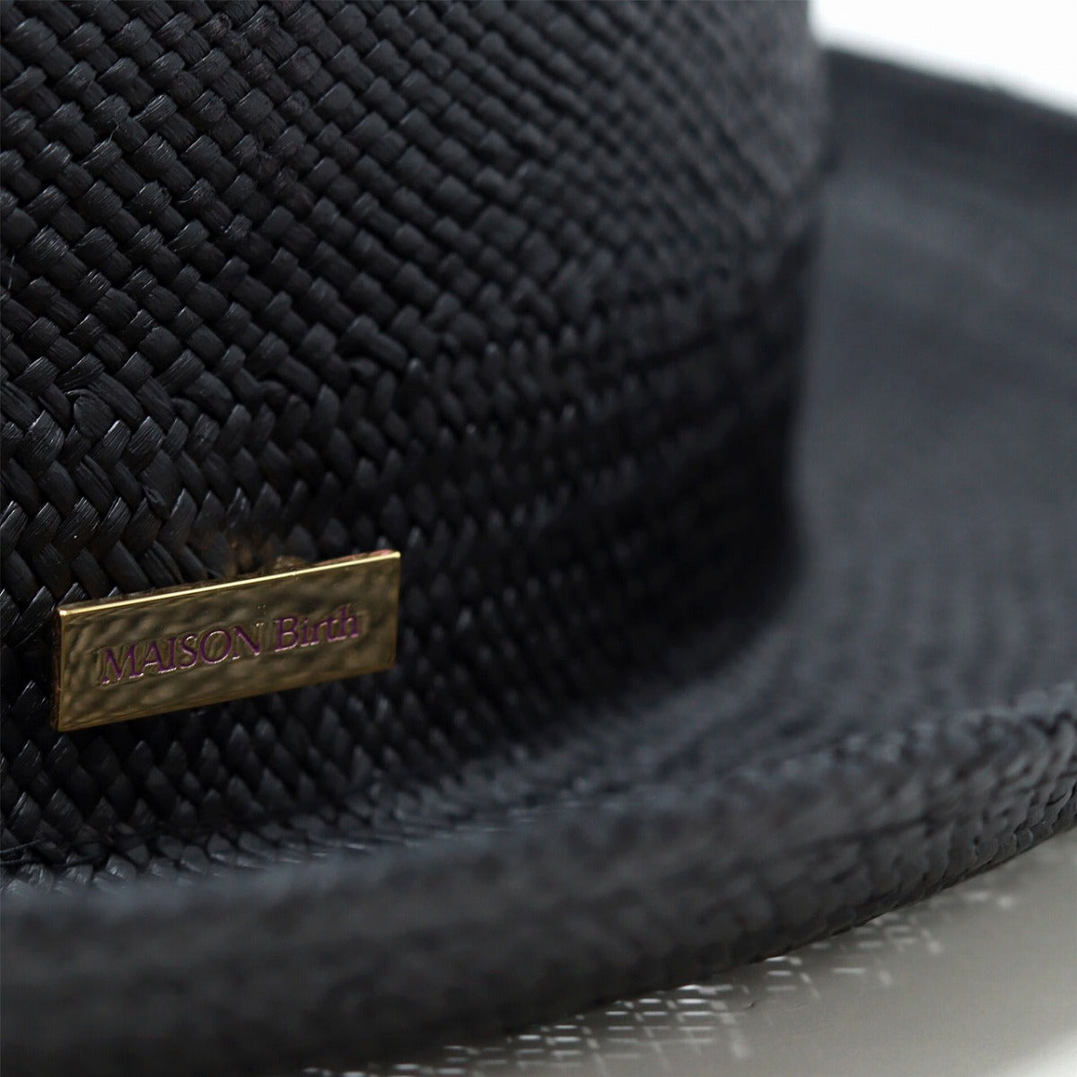 メゾンバース パナマハット ブラック | MAISON Birth Panama Hat