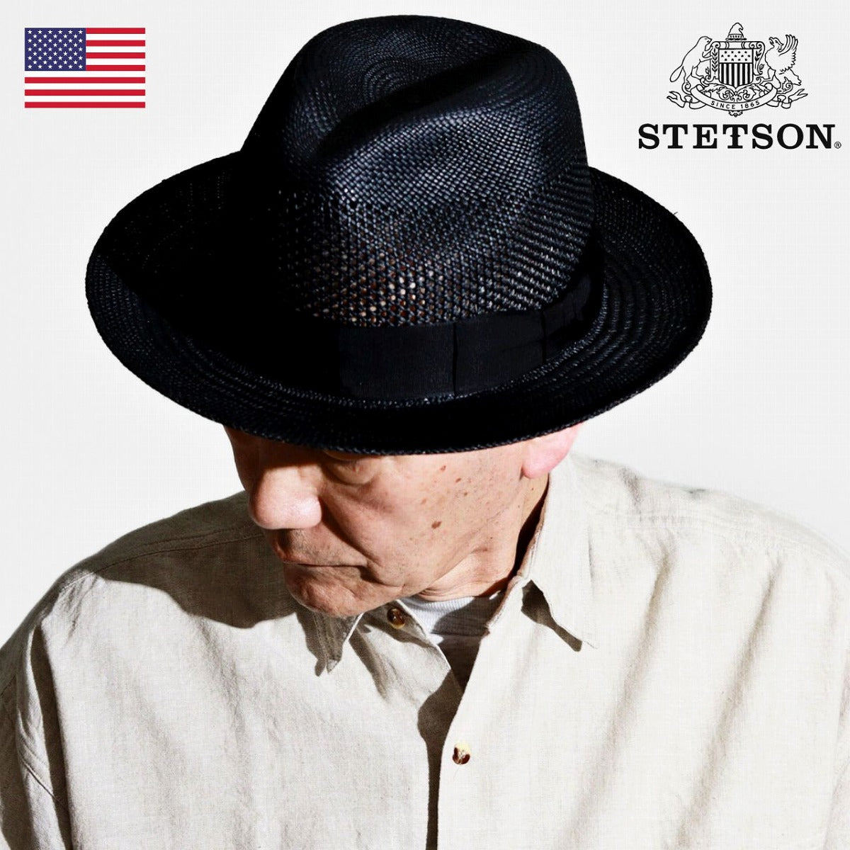 ステットソン パナマハット ブラック | STETSON Whippet
