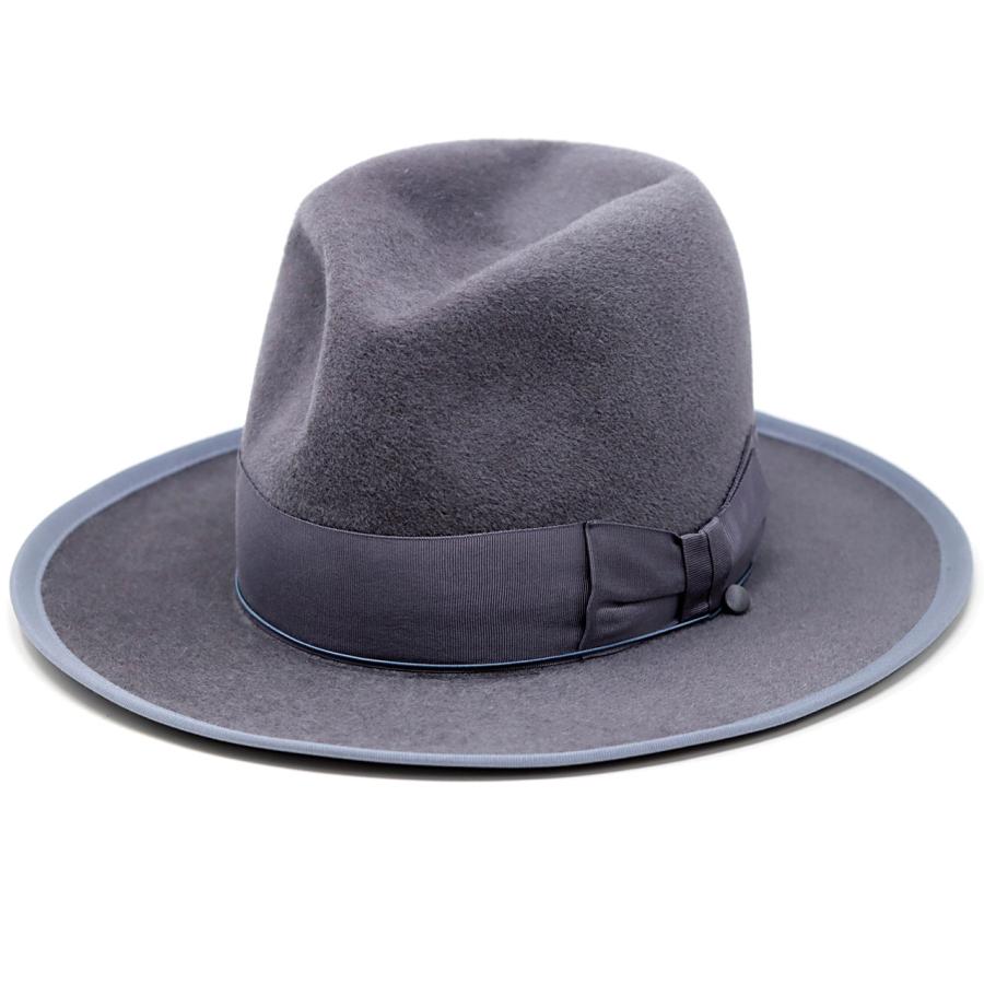 ステットソン フェルトハット グレー | STETSON CUSTOM V OPENCROWN