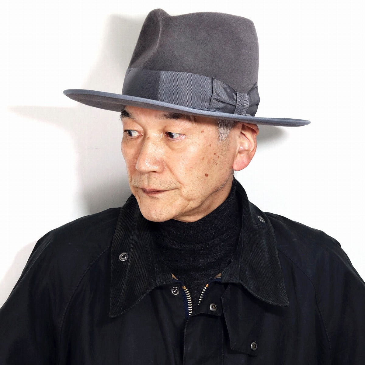 ステットソン フェルトハット グレー | STETSON CUSTOM V OPENCROWN