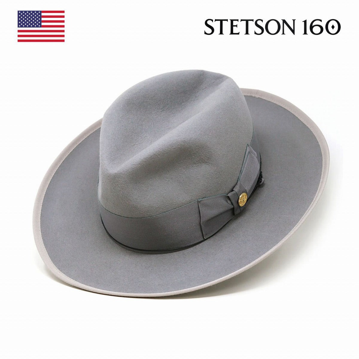 ステットソン つば広ハット グレー | STETSON Wide Brim Hat